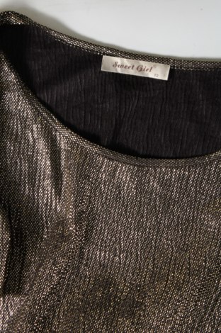 Дамска блуза Sweet Girl, Размер S, Цвят Златист, Цена 8,18 €