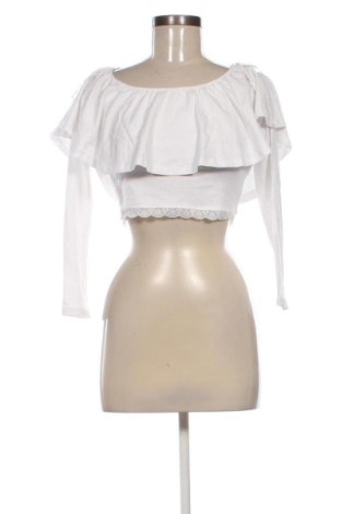 Damen Shirt Tally Weijl, Größe M, Farbe Weiß, Preis 5,99 €