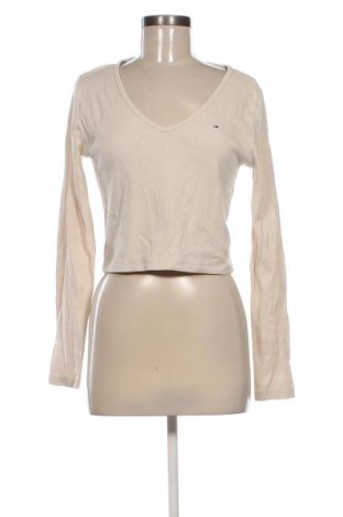 Bluză de femei Tommy Jeans, Mărime XL, Culoare Bej, Preț 215,99 Lei