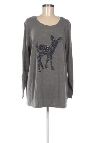 Bluză de femei Ulla Popken, Mărime XXL, Culoare Gri, Preț 85,61 Lei