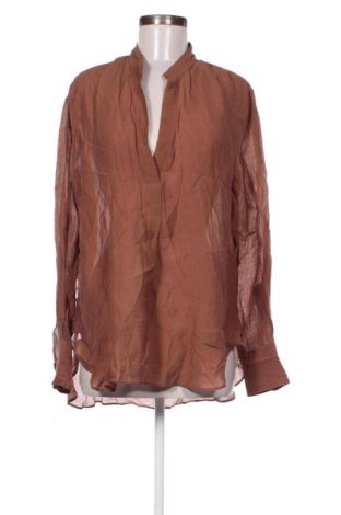 Дамска блуза Zara, Размер L, Цвят Кафяв, Цена 14,31 €