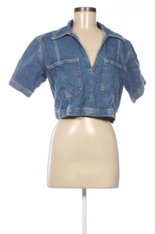 Дамска блуза Zara, Размер L, Цвят Син, Цена 27,68 €