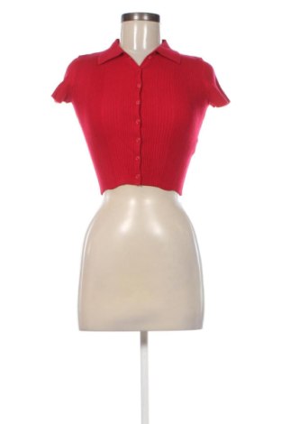 Damski kardigan Bershka, Rozmiar S, Kolor Czerwony, Cena 123,99 zł
