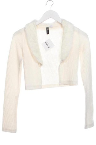 Damen Strickjacke H&M Divided, Größe XS, Farbe Ecru, Preis € 15,00