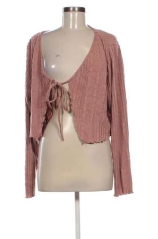 Dámsky kardigán SHEIN, Veľkosť 3XL, Farba Popolavo ružová, Cena  9,95 €