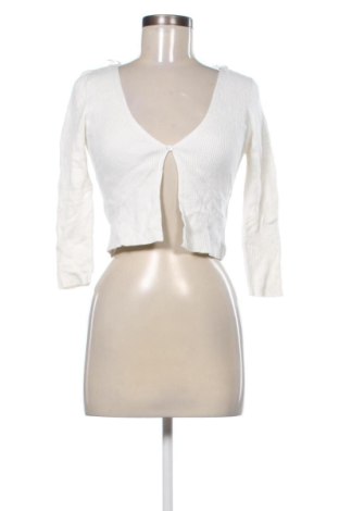 Damski kardigan Stradivarius, Rozmiar M, Kolor ecru, Cena 78,99 zł