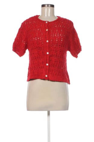 Дамска жилетка Zara, Размер L, Цвят Червен, Цена 32,21 €