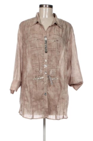 Damska koszula Bonita, Rozmiar XXL, Kolor Brązowy, Cena 69,66 zł