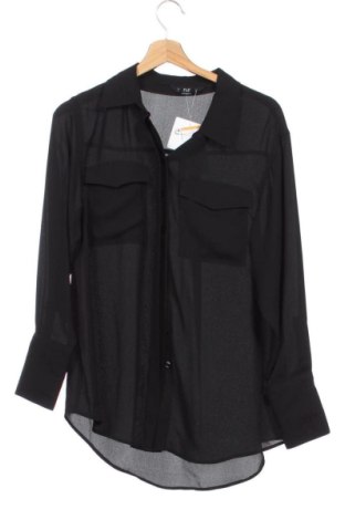 Cămașă de femei F&F, Mărime XS, Culoare Negru, Preț 107,02 Lei