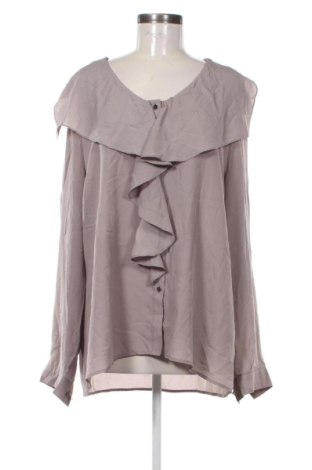 Γυναικείο πουκάμισο Fiorella Rubino, Μέγεθος XXL, Χρώμα Γκρί, Τιμή 33,99 €