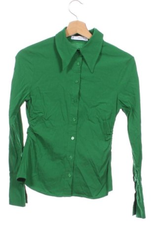 Γυναικείο πουκάμισο Mango, Μέγεθος XS, Χρώμα Πράσινο, Τιμή 8,99 €