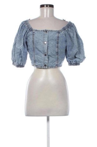 Дамска риза Perfect Jeans By Gina Tricot, Размер M, Цвят Син, Цена 7,15 €