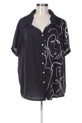 Дамска риза SHEIN, Размер 3XL, Цвят Черен, Цена 12,85 €