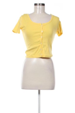 Γυναικείο πουκάμισο Tally Weijl, Μέγεθος L, Χρώμα Κίτρινο, Τιμή 15,99 €