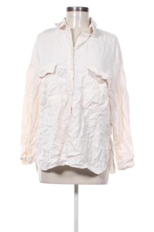 Cămașă de femei Zara, Mărime XXL, Culoare Ecru, Preț 81,99 Lei