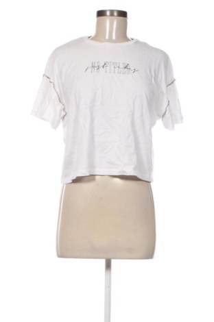 Damski T-shirt Bershka, Rozmiar S, Kolor Biały, Cena 37,99 zł