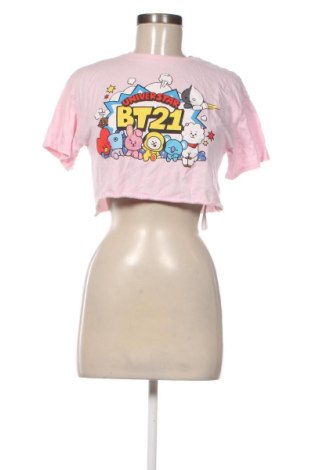 Дамска тениска Bershka, Размер XS, Цвят Розов, Цена 9,00 €