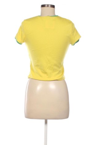 Tricou de femei Bershka, Mărime S, Culoare Galben, Preț 38,92 Lei