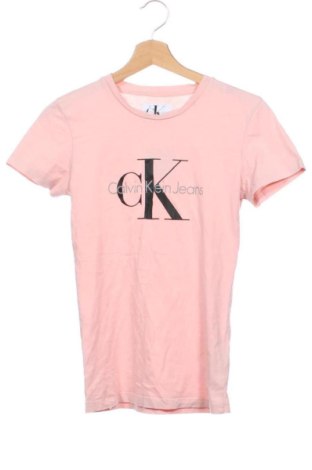 Damen T-Shirt Calvin Klein, Größe XS, Farbe Rosa, Preis 22,99 €