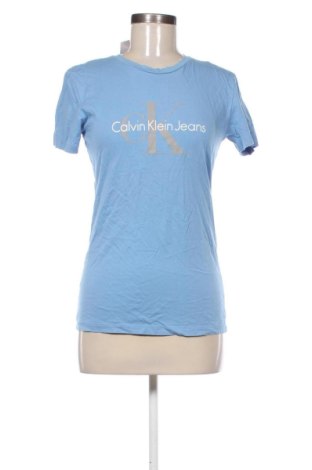 Damen T-Shirt Calvin Klein Jeans, Größe M, Farbe Blau, Preis € 22,99
