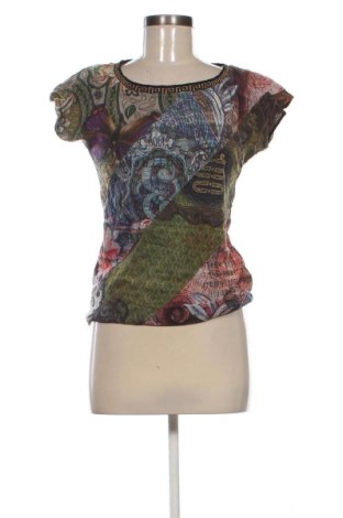 Дамска тениска Desigual, Размер S, Цвят Многоцветен, Цена 14,31 €