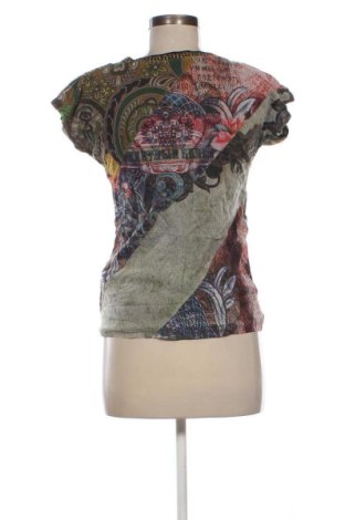 Дамска тениска Desigual, Размер S, Цвят Многоцветен, Цена 14,31 €