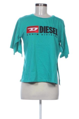 Γυναικείο t-shirt Diesel, Μέγεθος L, Χρώμα Πράσινο, Τιμή 39,00 €