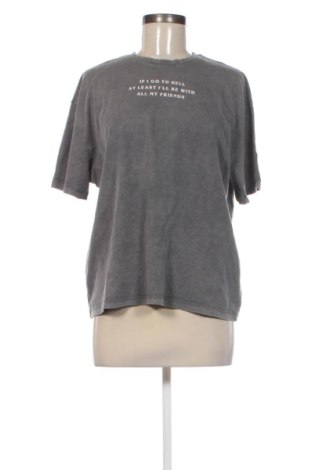 Damski T-shirt Even&Odd, Rozmiar M, Kolor Szary, Cena 75,99 zł