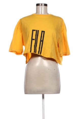 Damski T-shirt FILA, Rozmiar L, Kolor Żółty, Cena 70,92 zł