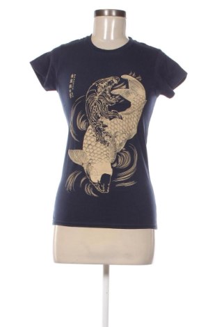 Damski T-shirt Gildan, Rozmiar XS, Kolor Niebieski, Cena 75,99 zł