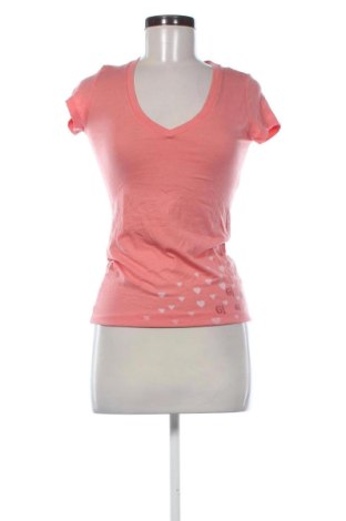 Damski T-shirt Guess, Rozmiar XS, Kolor Różowy, Cena 72,99 zł
