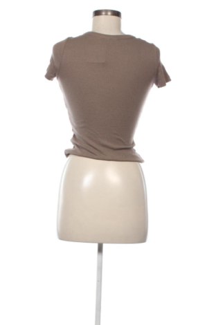 Damski T-shirt H&M, Rozmiar XS, Kolor Brązowy, Cena 45,99 zł