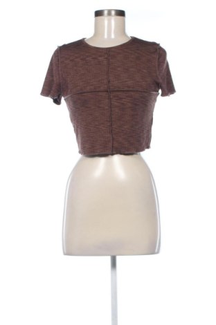 Дамска тениска H&M Divided, Размер S, Цвят Кафяв, Цена 9,20 €