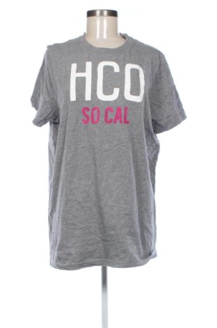 Дамска тениска Hollister, Размер XL, Цвят Сив, Цена 7,15 €