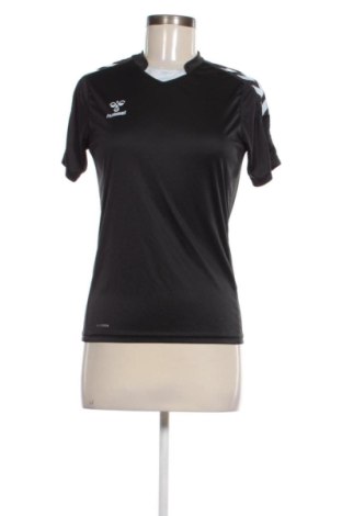 Γυναικείο t-shirt Hummel, Μέγεθος XS, Χρώμα Μαύρο, Τιμή 12,99 €