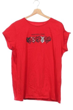 Damen T-Shirt Laura Torelli, Größe XL, Farbe Rot, Preis € 10,99