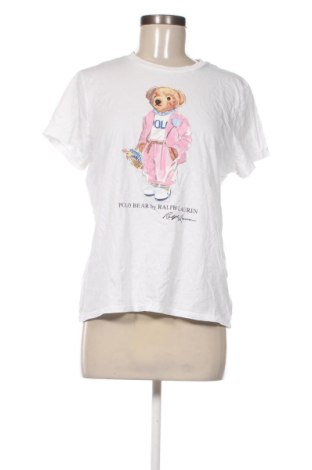 Damen T-Shirt Polo Ralph Lauren, Größe L, Farbe Weiß, Preis 45,99 €