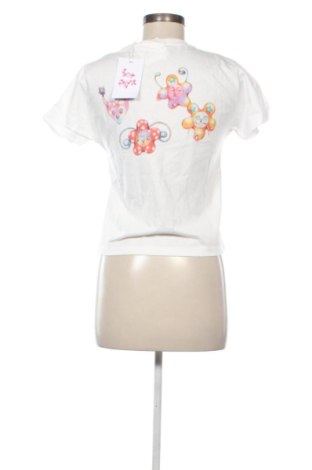 Damen T-Shirt Pull&Bear, Größe M, Farbe Weiß, Preis 13,99 €