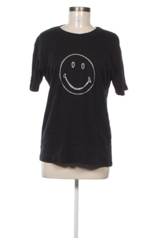 Damen T-Shirt Smiley, Größe M, Farbe Schwarz, Preis € 11,99