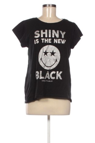 Tricou de femei Smiley World, Mărime M, Culoare Negru, Preț 53,99 Lei