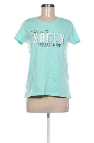 Damski T-shirt Soccx, Rozmiar S, Kolor Zielony, Cena 72,99 zł