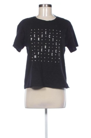 Damen T-Shirt Stradivarius, Größe L, Farbe Schwarz, Preis 9,99 €