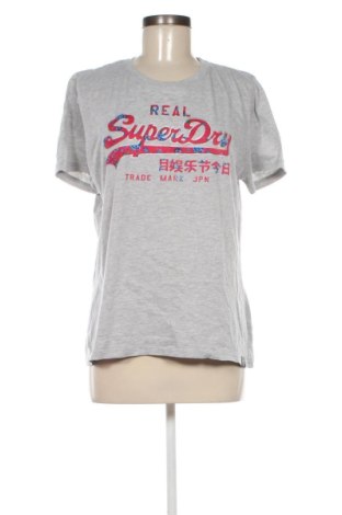 Γυναικείο t-shirt Superdry, Μέγεθος XL, Χρώμα Γκρί, Τιμή 11,99 €
