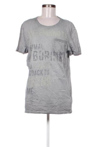 Damen T-Shirt United Colors Of Benetton, Größe L, Farbe Grau, Preis € 12,99