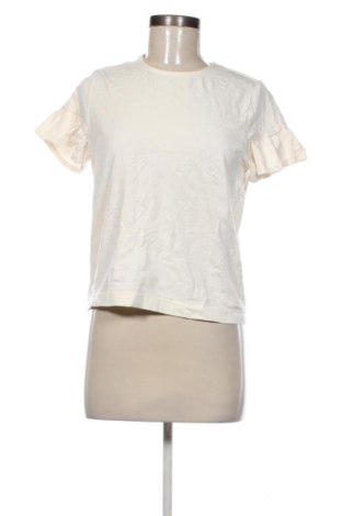 Damski T-shirt United Colors Of Benetton, Rozmiar S, Kolor ecru, Cena 48,99 zł