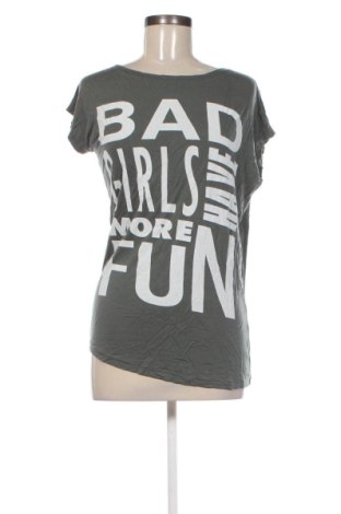 Γυναικείο t-shirt Yes Yes, Μέγεθος S, Χρώμα Πράσινο, Τιμή 9,99 €