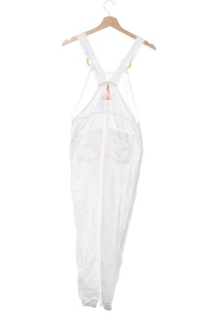 Salopetă lungă de damă Bershka, Mărime S, Culoare Alb, Preț 151,99 Lei