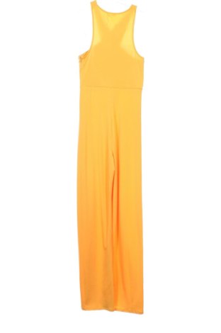 Langer Damen-Overall Bershka, Größe M, Farbe Gelb, Preis 39,32 €