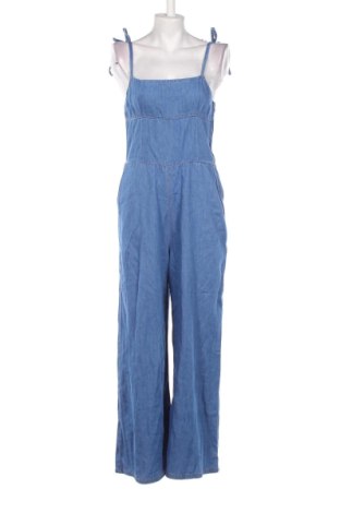 Дамски дълъг гащеризон Bershka, Размер L, Цвят Син, Цена 14,00 €