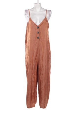 Дамски дълъг гащеризон SHEIN, Размер XXS, Цвят Кафяв, Цена 25,05 €